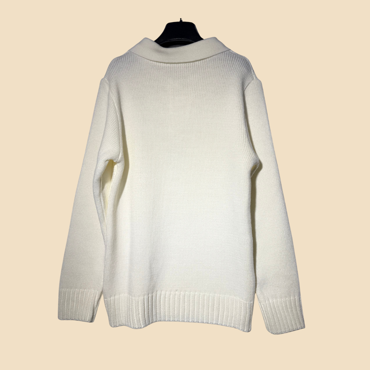 Maglioncino con collo polo e bottoni