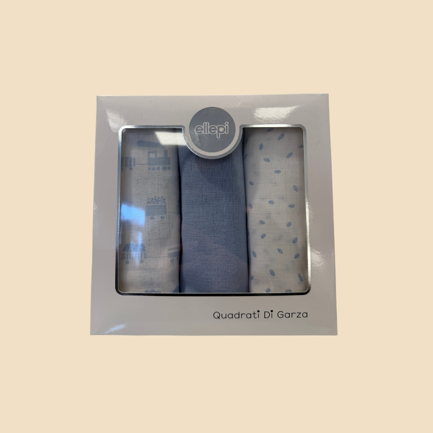 Set Mussole Neonato – Confezione da 3