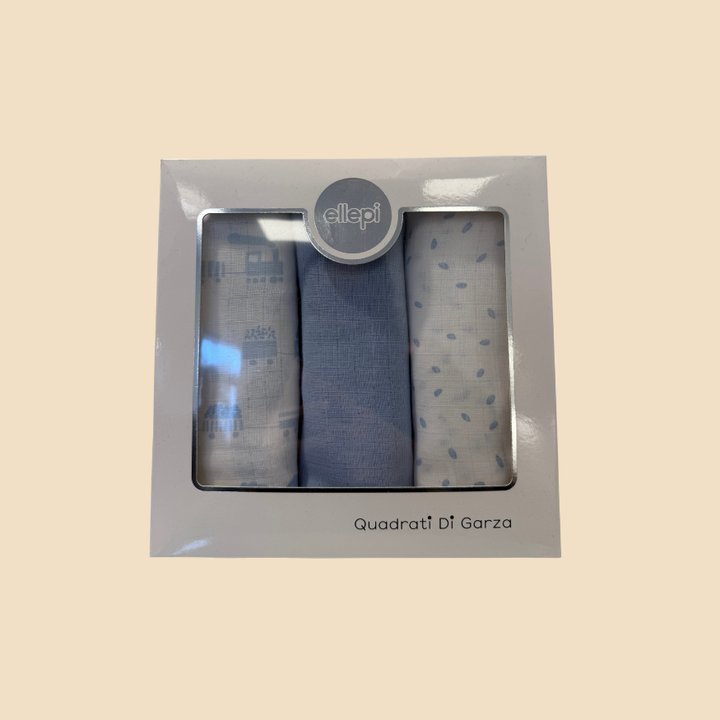 Set Mussole Neonato – Confezione da 3