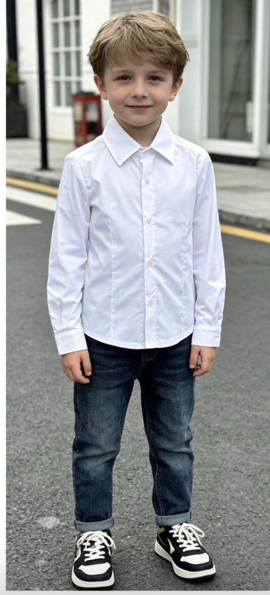 Camicia bianca bambino