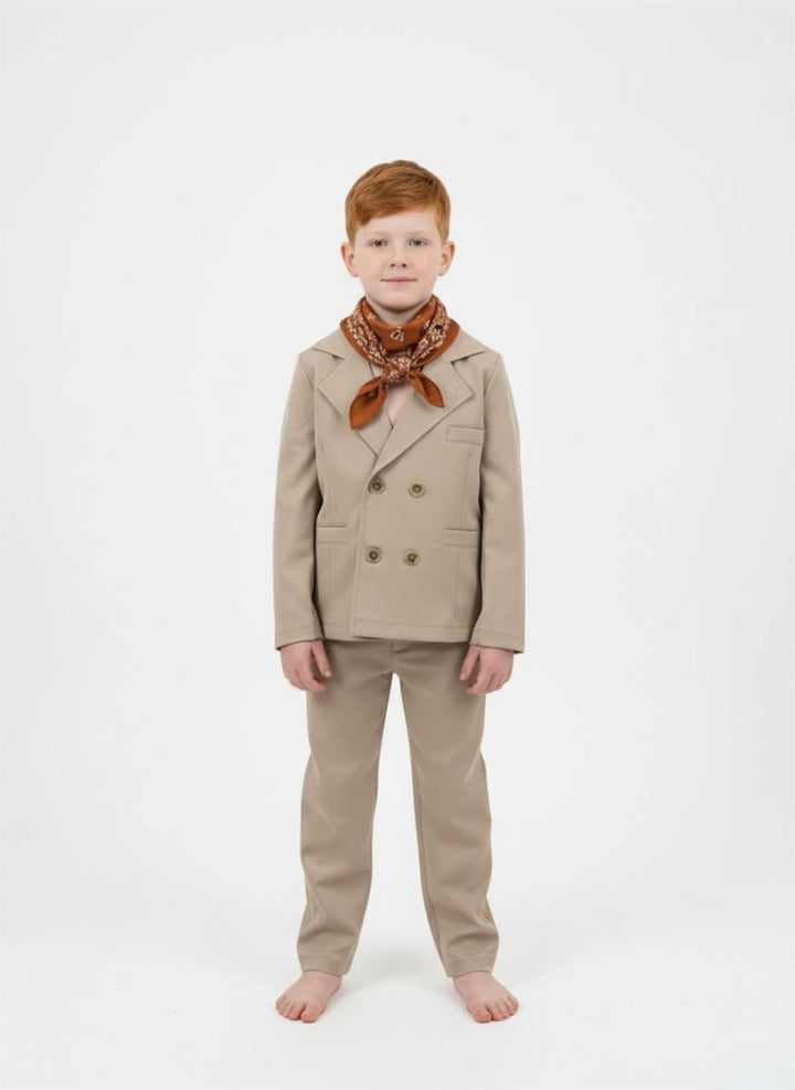 Abito bambino con foulard