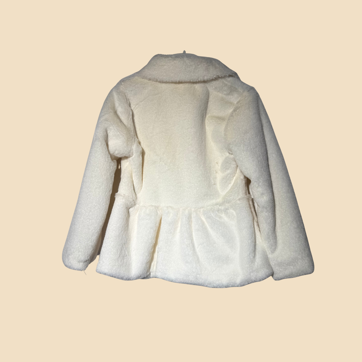 Cappottino neonato panna con colletto