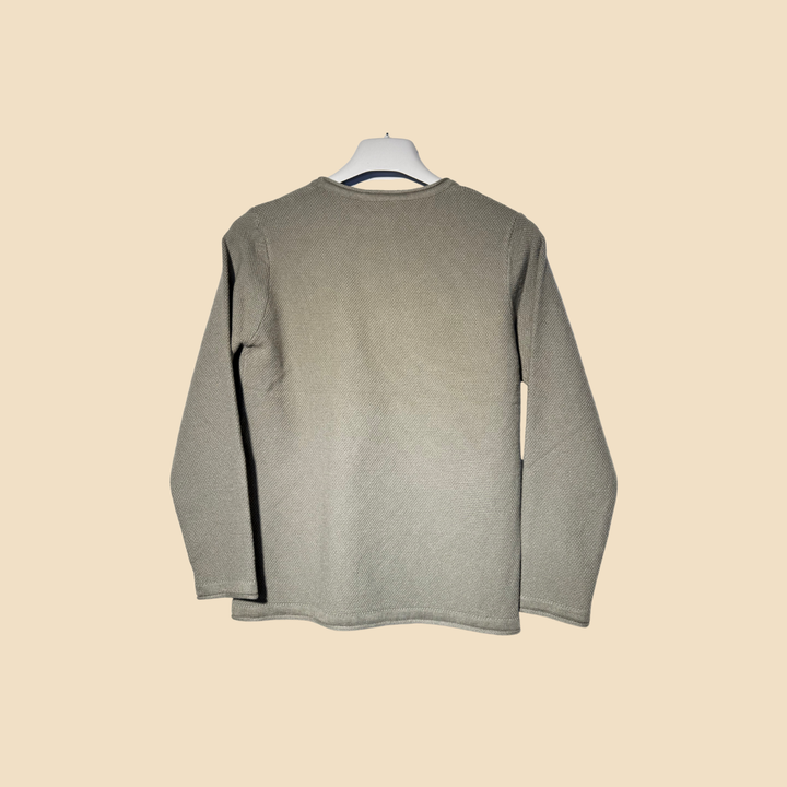 Maglia verde salvia a maniche lunghe