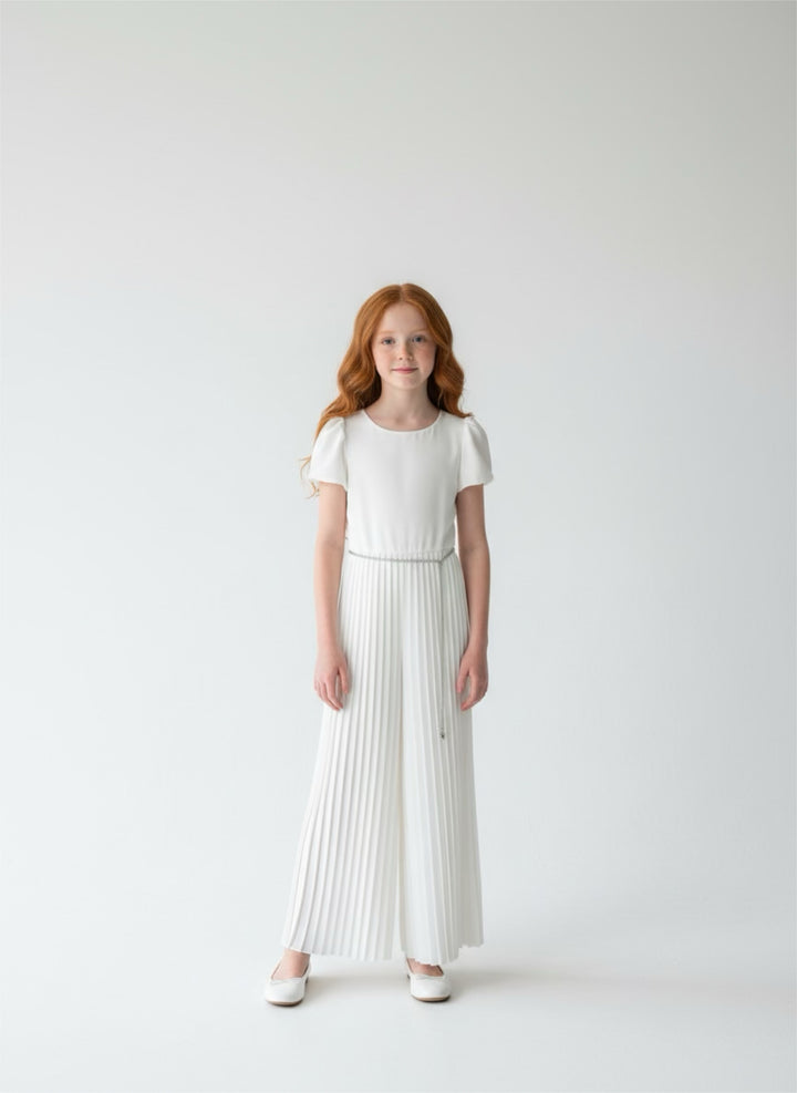 Tuta plissettata ragazza